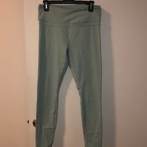 Light green workout leggings